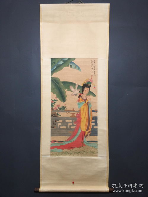 方寸间的风雅 浅谈三尺中堂仕女手绘画的艺术魅力