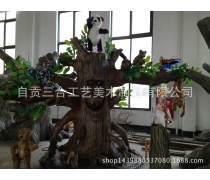 工艺仿真树与书法艺术 优雅生活新风尚，限时热卖促销